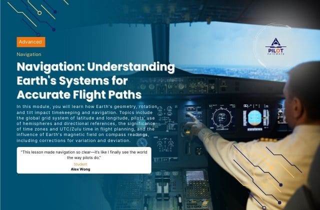 Navigation: Understanding Earth's Systems for Accurate Flight Paths
